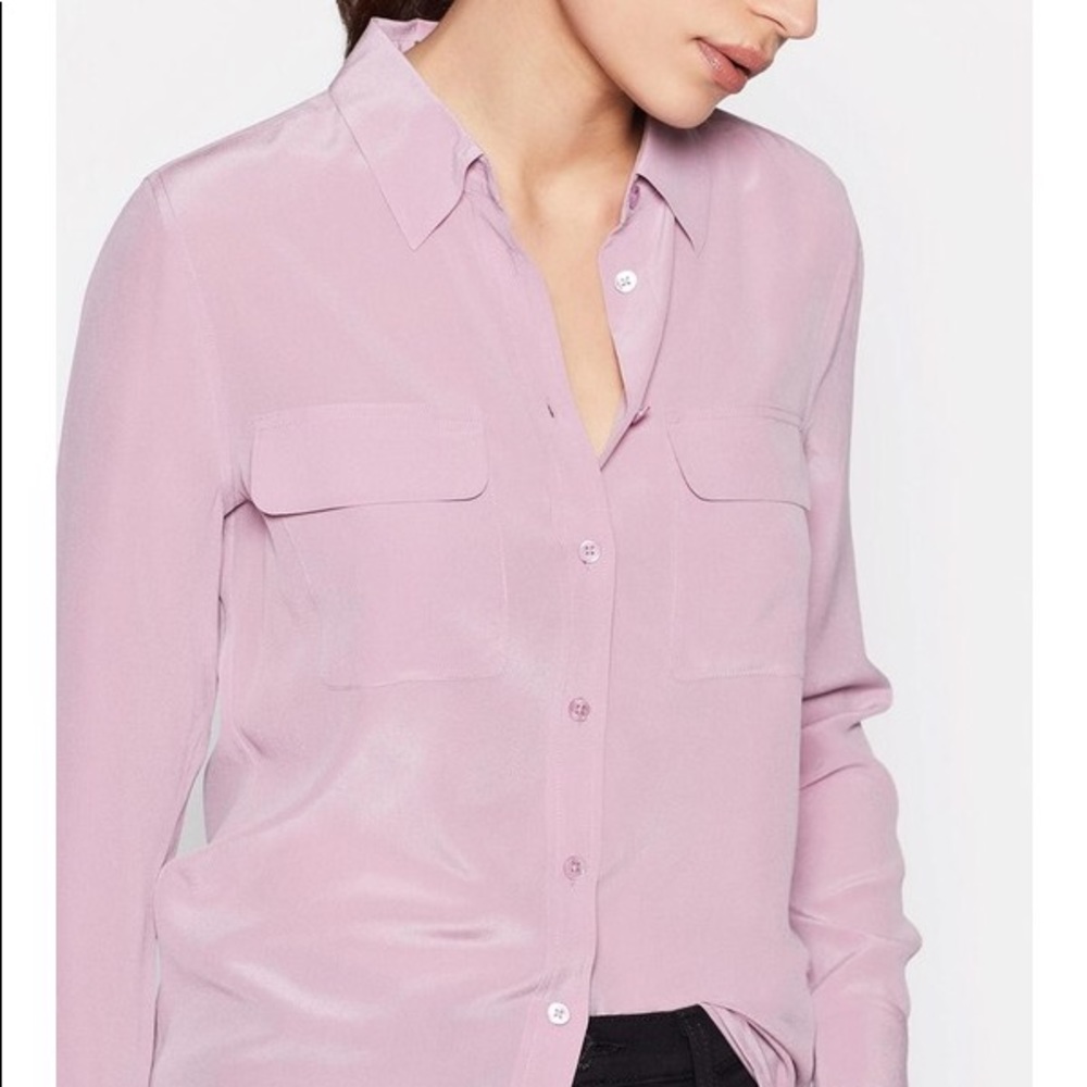 Equipment Slim Signature in Orchid Smoke